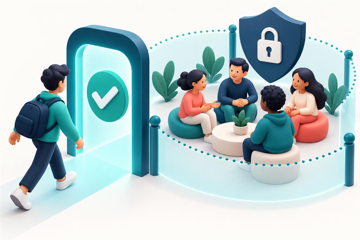 众聊IM新成员加入群聊欢迎说明与角色信息示意